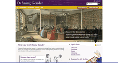 Desktop Screenshot of gender.amdigital.co.uk